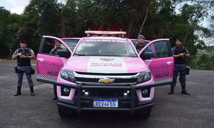 Viaturas da Patrulha Maria da Penha, programa de proteção à mulher