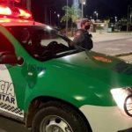 Viaturas da Polícia Militar em operação noturna