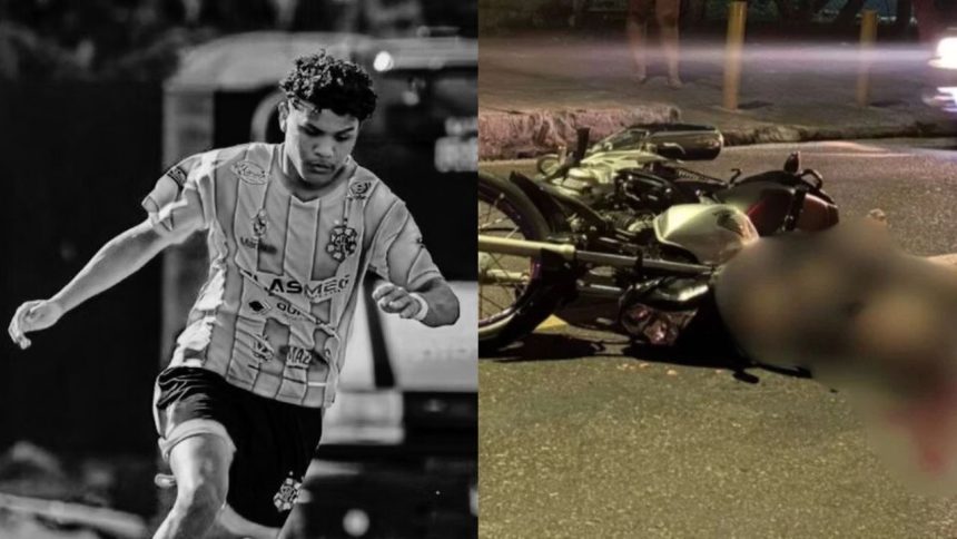 Motociclista que morreu em acidente na Compensa era jogador da base do Sul América-AM