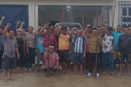 Imagem colorida mostra ocupação na Funai de Eirunepé