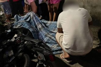 Acidente com motocicleta na rua Haicai, Colônia Terra Nova, envolvendo Nilton Prata Silva.