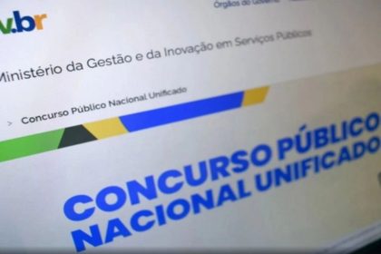 Concurso Público Nacional Unificado (CNU) no site gov.br