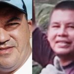 Dois homens em fotos lado a lado. Polícia divulga casos de desaparecimentos.