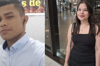 Dois indivíduos, um homem e uma mulher, em fotos separadas, possivelmente relacionados a casos de desaparecimento.