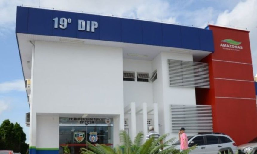 Fachada da 19ª DIP (Delegacia Interativa de Polícia) em Manaus, Amazonas.
