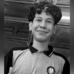 Fernando Vilaça da Silva, 17 anos, em foto em preto e branco
