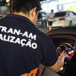 Fiscalização do DETRAN-AM em Manaus. Flagrante de embriaguez ao volante.