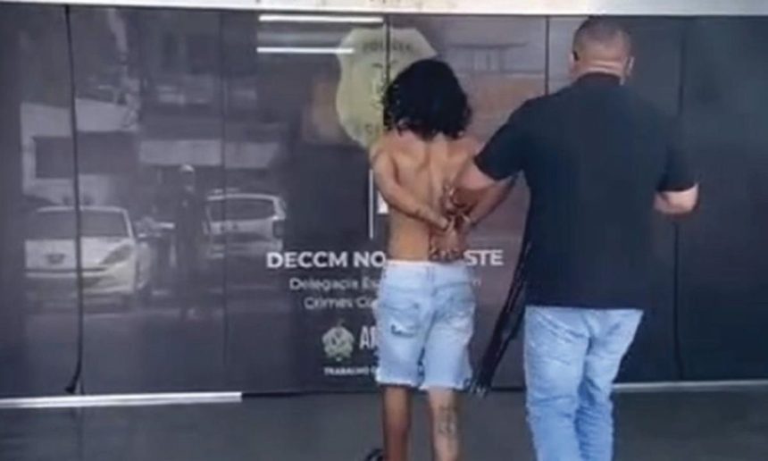 Homem preso em Manaus após agredir ex-namorada