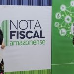 Mulheres apresentam prêmios da Nota Fiscal Amazonense em evento