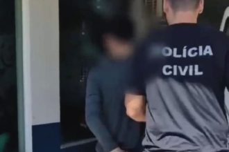 Policial civil conduz jovem preso em Borba, AM, após agredir avó.