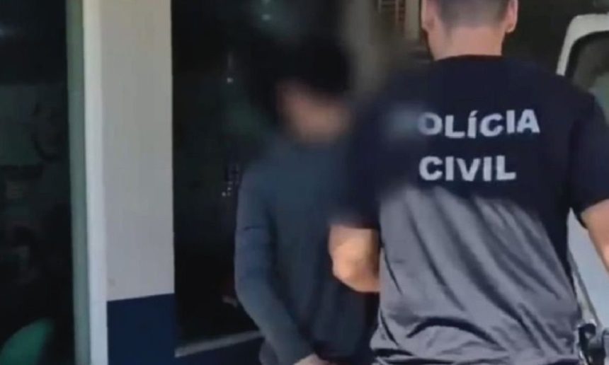 Policial civil conduz jovem preso em Borba, AM, após agredir avó.
