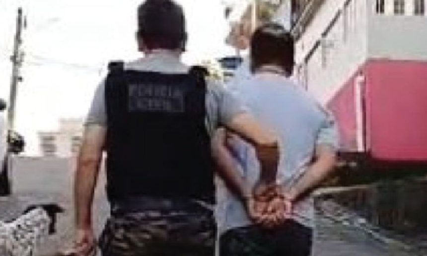 Policial civil prende homem acusado de estupro e gravidez de enteada.