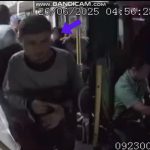 Vídeo mostra assalto a passageiros de ônibus na Avenida Arquiteto José Henriques Bentes Rodrigues.