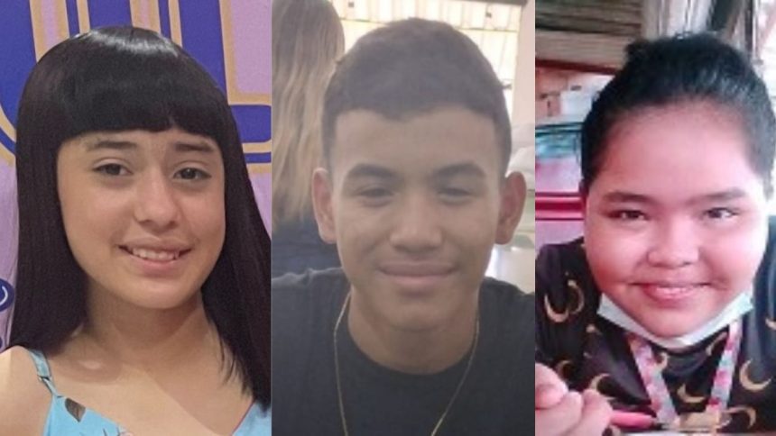 PC-AM divulga imagens de três adolescentes desaparecidos