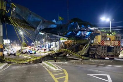 Demolição da passarela da avenida Torquato Tapajós inicia neste domingo