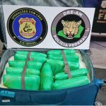 Mais de 15 kg de maconha é apreendido em mala
