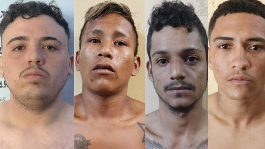 divulgada a imagem de quatro homens procurados