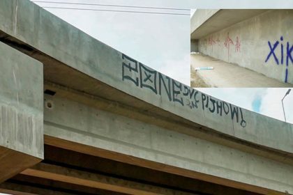 Viaduto Rei Pelé sofre novo ato de depredação