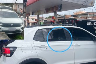 Homem é morto a tiros em Manaus enquanto estava com filho no carro