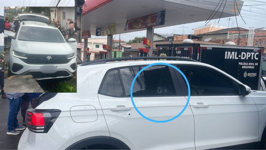 Homem é morto a tiros em Manaus enquanto estava com filho no carro