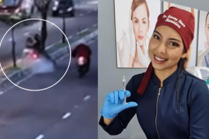 Acidente fatal com biomédica grávida Giovana Ribeiro, causado por buraco em asfalto.