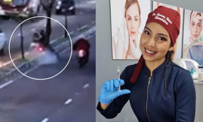 Acidente fatal com biomédica grávida Giovana Ribeiro, causado por buraco em asfalto.