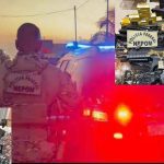 Apreensão de armas e outros itens da Polícia Federal em operação contra garimpo ilegal.