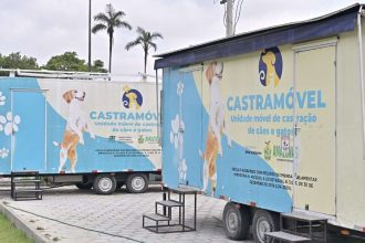 Castramóvel unidade móvel de castração de cães e gatos em Rio Preto da Eva