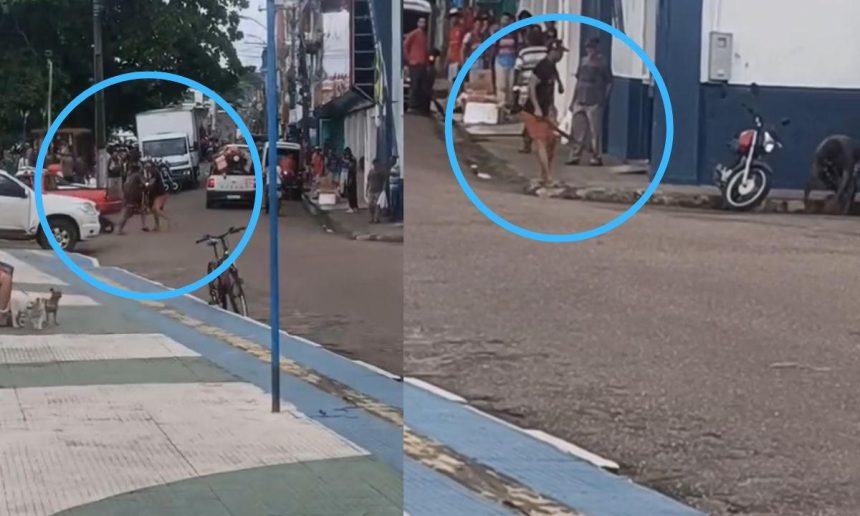 Confronto com terçados em Manacapuru