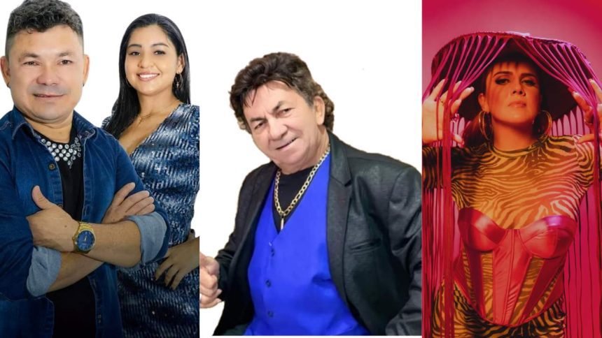 Conjunto de fotos de três pessoas: um homem com camisa jeans, outro homem com terno e uma mulher com um chapéu.