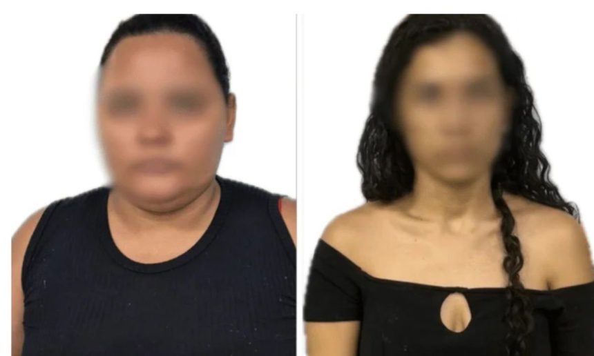 Duas mulheres em fotos. Sem mais informações disponíveis.