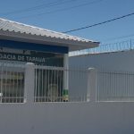 Fachada da Delegacia de Polícia de Tapauá no Amazonas.