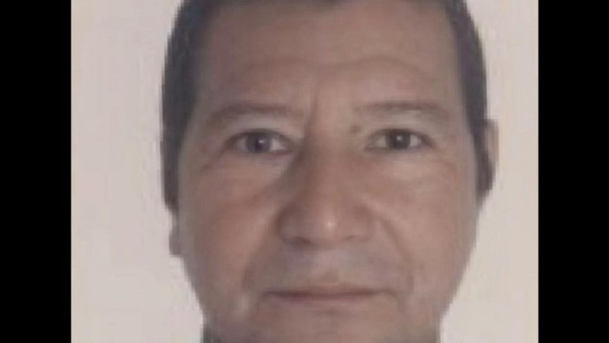 Foto de idoso, possivelmente falecido, em busca de identificação de familiares pelo IML de Manaus.