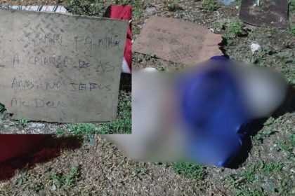 Homem encontrado morto com bilhete escrito a mão