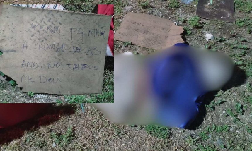 Homem encontrado morto com bilhete escrito a mão