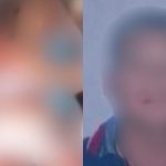 Imagem borrada: figura humana e rosto de criança indistinguíveis, simbolizando o ataque e o perdão.