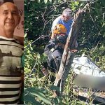 Investigador Raimundo Nonato Monteiro Machado, em cena de resgate após acidente.