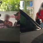 Polícia Militar prende homem após agressão a mulher em estacionamento.