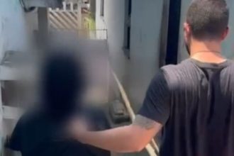 Prisão de mulher suspeita de matar o marido em Manaus.