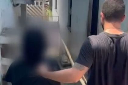 Prisão de mulher suspeita de matar o marido em Manaus.