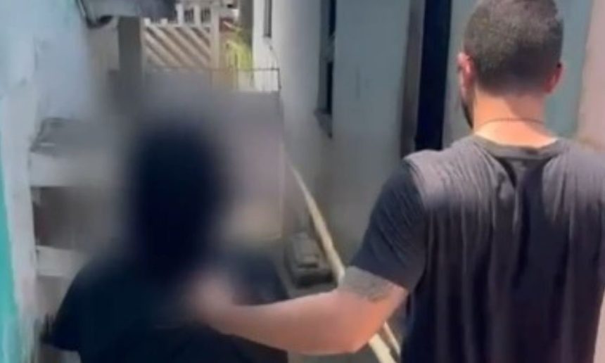 Prisão de mulher suspeita de matar o marido em Manaus.