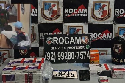 Prisão de suspeito e apreensão de medicamentos pela ROCAM