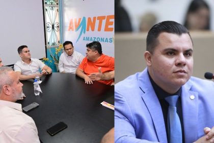 Reunião do diretório do Avante Amazonas para discutir a expulsão do deputado Wanderley Monteiro