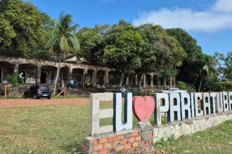 RuÃnas históricas da Vila de Paricatuba em Iranduba (AM).
