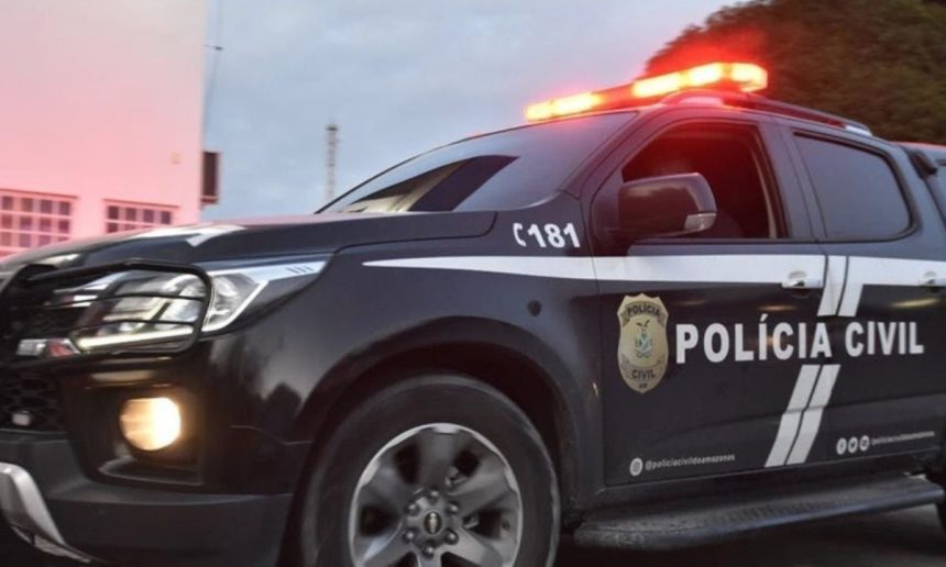 Viaturas da Polícia Civil do Amazonas (PC-AM) em ação.