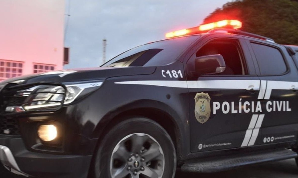 Viaturas da Polícia Civil do Amazonas (PC-AM) em ação.