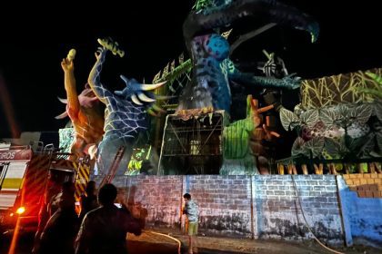 Galpão do Boi Caprichoso registra princípio de incêndio na noite de segunda-feira