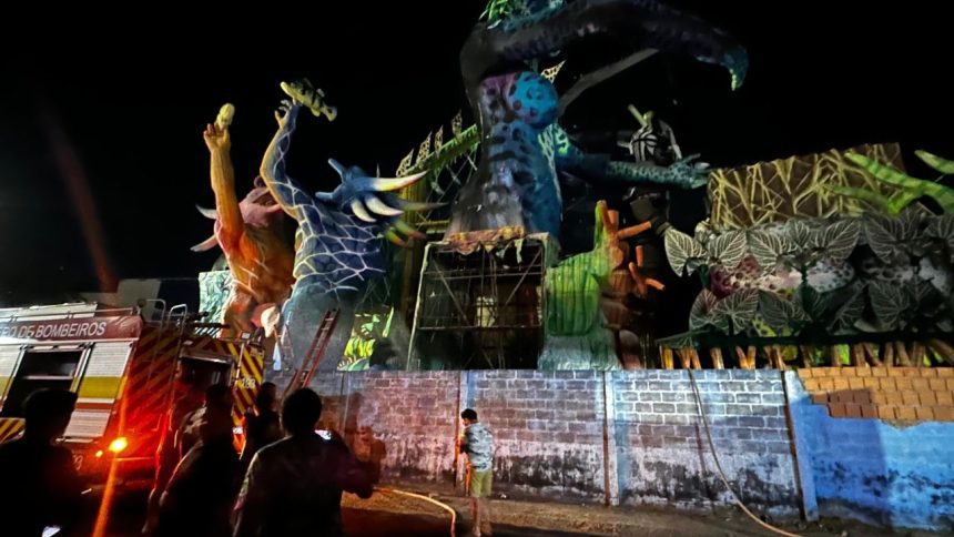 Galpão do Boi Caprichoso registra princípio de incêndio na noite de segunda-feira