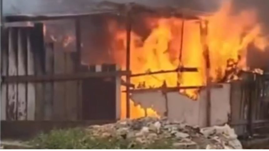 Incêndio destrói residência na zona centro-sul de Manaus