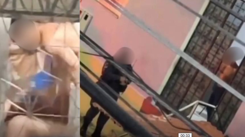 Câmera flagra homem agredindo mulher a socos em Manaus; ele foi preso